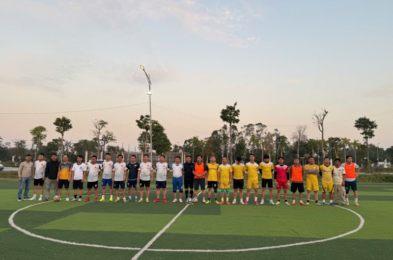 Tập đoàn VNCG Giao Lưu Bóng Đá Cùng Công an Phường Tĩnh Gia tại KĐT VNC Ocean Garden City